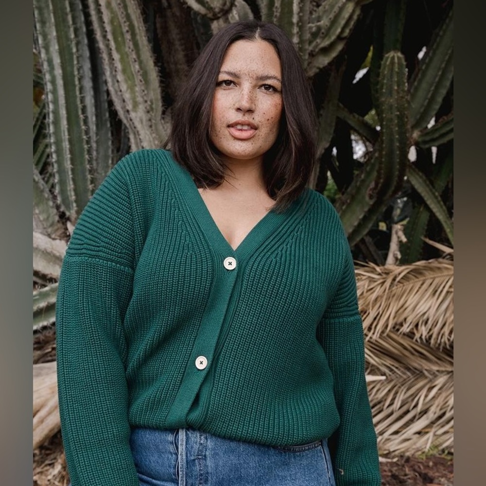 Tradlands Green Shelter Cardigan